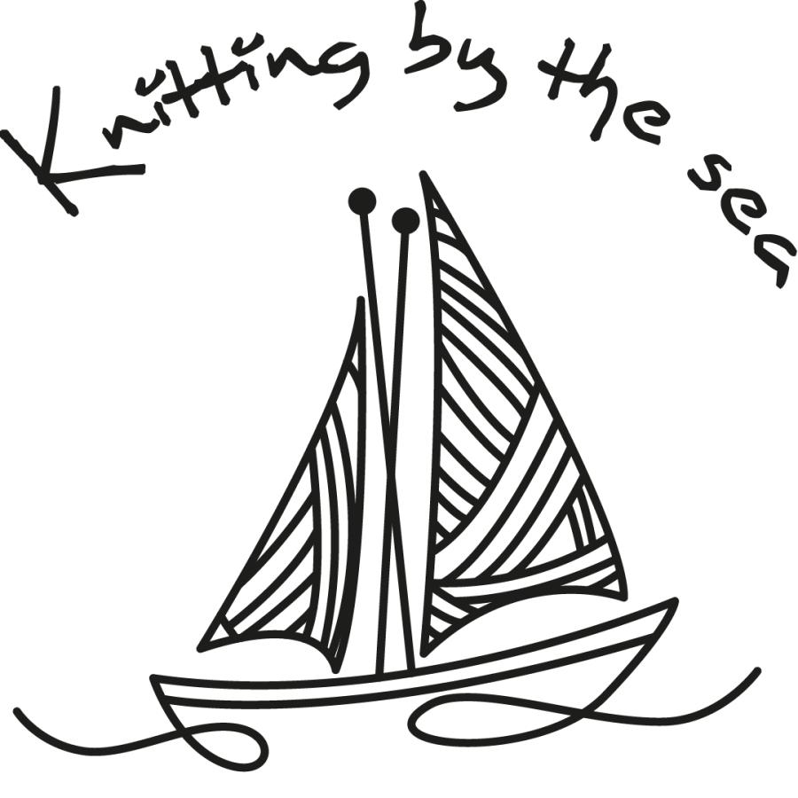 Logoet for Knitting by the Sea event i Faaborg